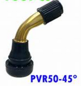 Electric scooter tubeless tyre PVR50 45 degree right angle copper Schrader valve